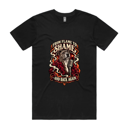 Bindi — From Flame to Shame black T-shirt