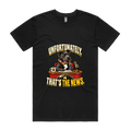 Bonnie — Unfortunately, That’s the News black T-shirt