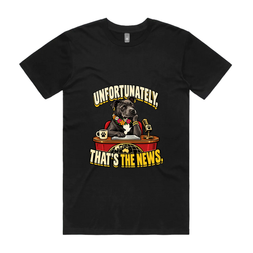 Bonnie — Unfortunately, That’s the News black T-shirt